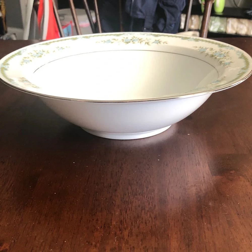 Four Crown China Floral Rimmed Bowl